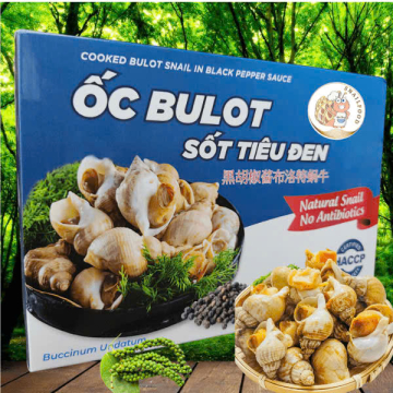 ỐC BULOT SỐT TIÊU ĐEN - A - XK - KẾT 18 HỘP - NET 8